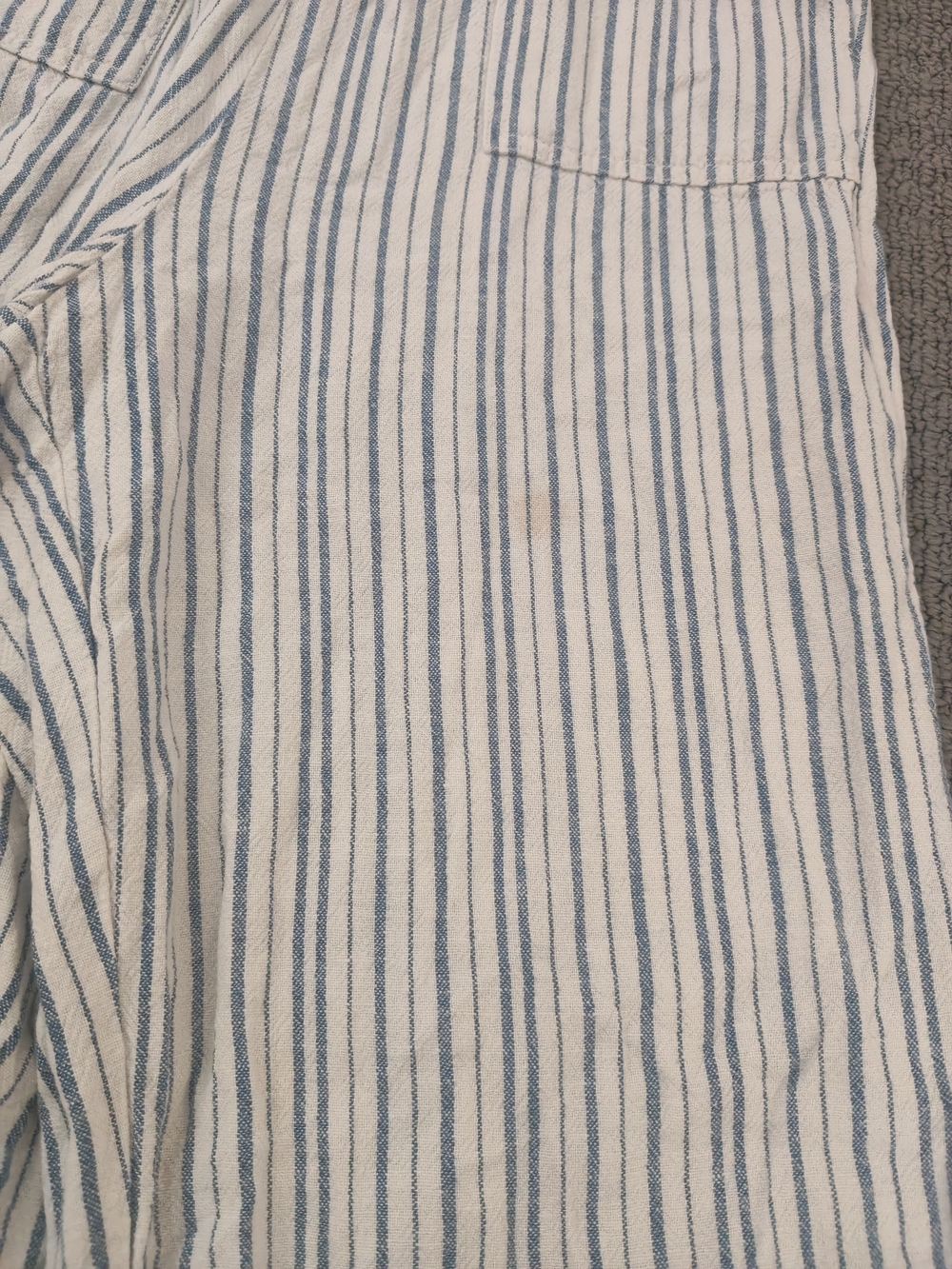 Old Navy Blue & White Striped Sleeveless Jumpsuit - Picture 2 of 10